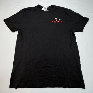 Costa Men’s Large T Shirt with Red & White Palm Logo, NWT 100% Cotton